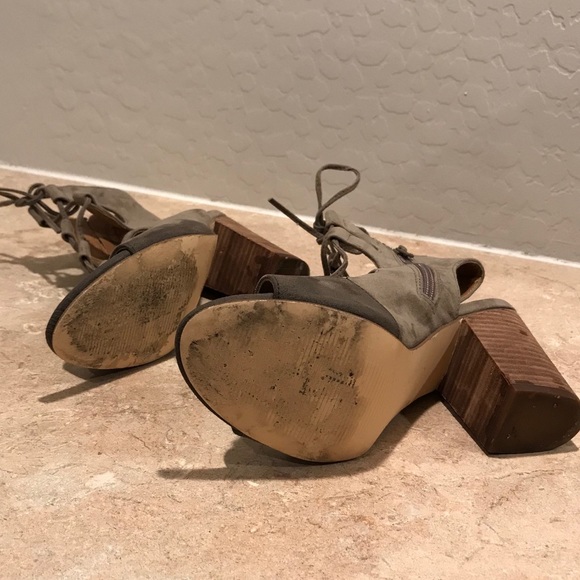 Steve Madden Laced up Gladiator Heels - Picture 8 of 8